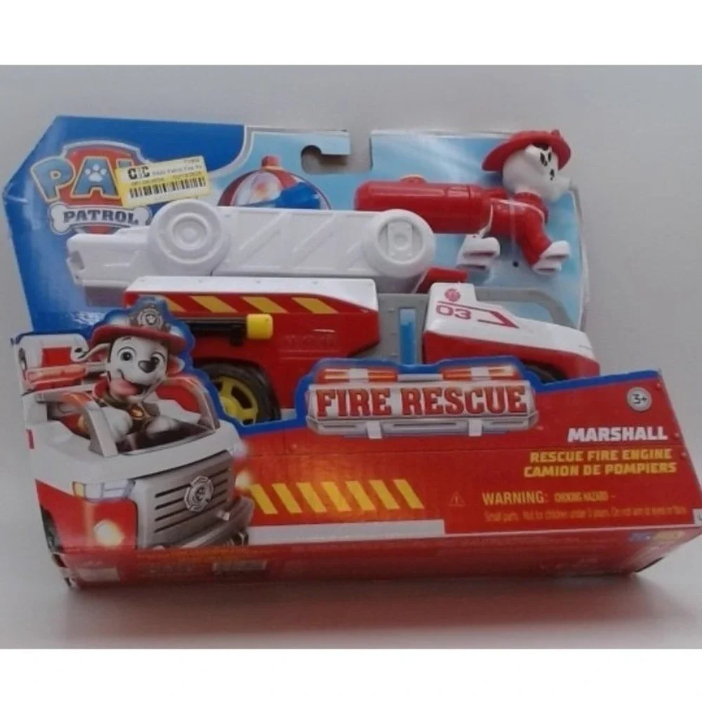 PAW Patrol Fire Rescue: Marshall's Rescue Fire Engine with Figure &  Accessories